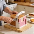 thumbnail image 5 of fsxdhpcsgfc Upgrade The Functional Bread Slicer. The Adjustable And Foldable Bread Slicing Rack Is Suitable For Homemade Baking Kitchen Slicing And Making Sandwiches. Bar Foot Copper Kitchen Set, 5 of 6