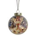 thumbnail image 2 of Light‑Up Christmas Mini Scene Ornament, Angel Acrylic Hanging Pendant, Glowing Festive Tree Decoration For Holiday Home Xmas Party Decor, 2 of 6