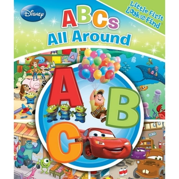 Pre-Owned Disney ABCs All Around - Little First Look and Find - PI Kids Paperback
