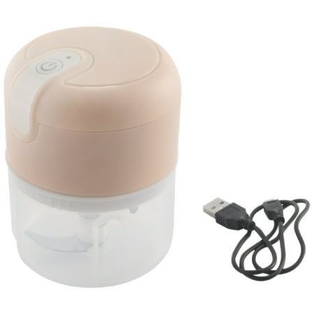 

Ieegkit Electric Mini Wireless Garlic Machine Chopper Masher Food Meat Processor Blender Grinder for Veggie Onion Pink