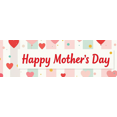 thumbnail image 4 of Colorful Heart Shaped Mother's Day Background Banner Party Decorations Photography Props Backdrop for Home Celebrations Family Gatherings and Photo Booths, 4 of 4