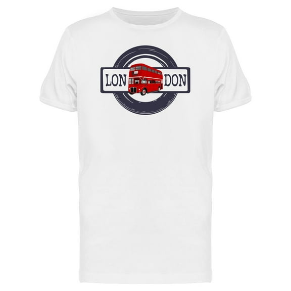 Grunge London City Bus Tee Men's -Image by Shutterstock