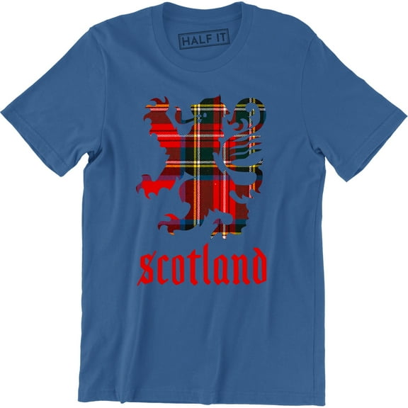 Scotland Lion Crest Est Pride Flag Patch soccer Scots Scottish futbol T-Shirt