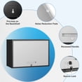 thumbnail image 6 of Fesbos Metal Garage Wall Cabinet with Doors and Shelves, Wall Mounted Metal Storage Cabinet, Floating Garage Tool Cabinet for Garage, Basement, Kitchen, Warehouse, 6 of 9