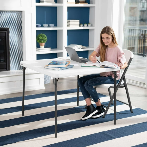 テーブル Lifetime 37 inch Square Folding Table, Indoor/Outdoor Commercial