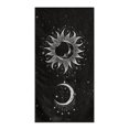 thumbnail image 2 of XYZCANDO Car Seat Cover Towel Long Term Use Car Towel Cushion Cover for Swimming Running Beach, Car Seat Cover Protector Washable, Sun and Moon Pattern, 2 of 11