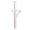 White, variant on Salsbury  Deluxe Post-1 Sided-In-Ground Mounted For Roadside Mailbox-White