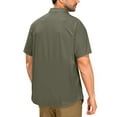 thumbnail image 4 of GENTS BLISS Short Sleeve Men Shirts Hiking Button Down Shirts for Men Quick Dry Fishing Men Shirts with Pocket, 4 of 7