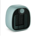 thumbnail image 1 of Chauffage d'Appoint Électrique Portable 7 Po 3 Modes 1000W Céramique Chauffage Rapide Vert, 1 of 1