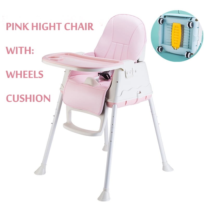 3IN1 MultiFunction Adjustable Baby High Chair Infant Toddler Feeding