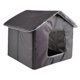 thumbnail image 2 of Caseta para gatos, cama para mascotas, impermeable, para otoño e invierno, suministros para mascotas, nido cálido para gatos. L, 2 of 9