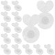 thumbnail image 5 of 20PCS Silicone Earring Backs Soft Safety Stoppers for Stud Earrings, Comfortable Transparent Replacement Pins for Pierced Ears, 5 of 5