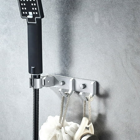 

Fufafayo Clearance Shower Rack For Shower Water Tap Shower Shelves With Hanging Hook Shower Hooks For Inside Shower Stainless Steel Shower Hanger Hook For Wall Brushed Hoo Summer Savings