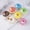 1 Set, variant on Keychain Pendant Donut Shape Soft Elastic Feel Quick Rebound Squeeze Toy Safe PVC Stress Relief Fidget Toy