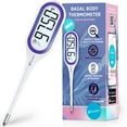 thumbnail image 7 of iProven Basal Body Thermometer with Backlight & Big Digits, 1/100 Degree High Precision, BBT for Ovulation Tracking, 30 Memory Recall, Accurate Fertility Temperature Tracker, 7 of 7