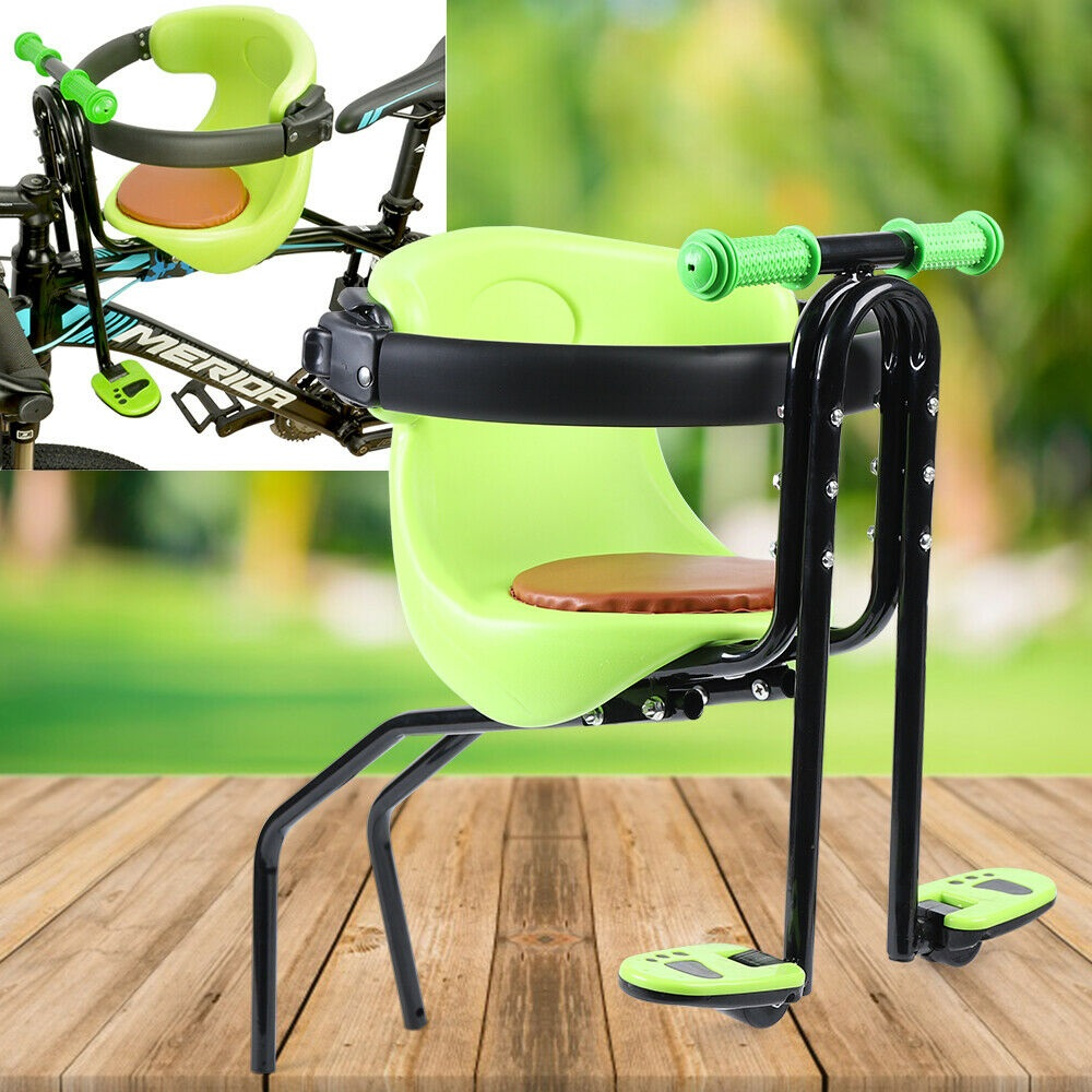 Bicycle Front Seat Front Mounted Kids Bike Seat Baby Bicycle Seat Bearing Max Capacity 44 lbs for Mountain Bike Road Bike