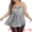 Silver, variant on Women's Plus Sequin Tank Top Spaghetti Strap Glitter Party Cami 3X Silver