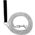 thumbnail image 1 of Dog leash - Chain leash - 3.0mm*180cm - Iron dog leash - Dog leash - Walking leash - Dog lead - Long leash - Training leash - Drag leash - Tracking leash - Dog lead – Walking leash - For training and, 1 of 5