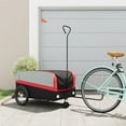 thumbnail image 1 of vidaXL Bike Trailer Black and Red 45 kg Iron, 1 of 4