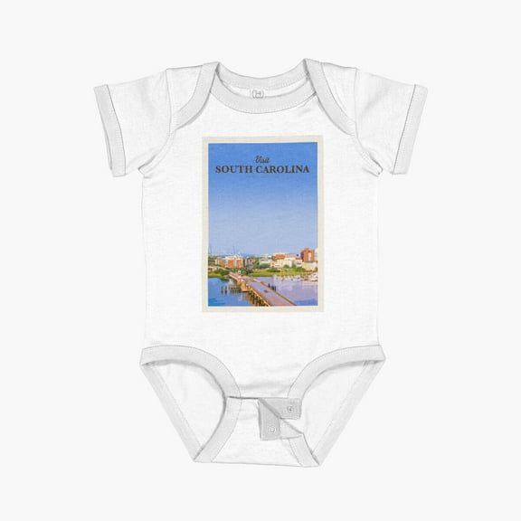 MOM & BABY South Carolina Short Sleeve Baby One-Piece