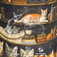 thumbnail image 4 of Cute Cat Laundry Basket Pet Animal Foldable Waterproof Oxford Cloth Funny Tote Bag Laundry Hamper Clothes Storage Bucket Toy Organizer For Bathroom/Laundry Storage/Bedroom, 4 of 9