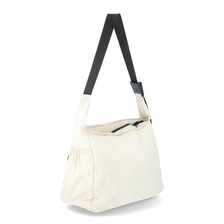 Athletic Works Women's Hobo Bag, Pearl White - Walmart.com
