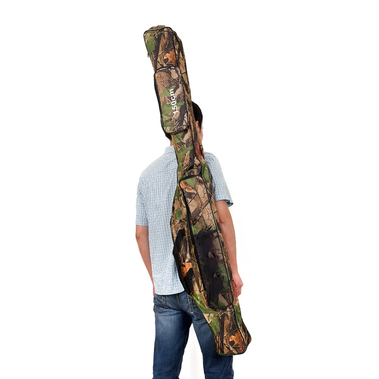 Tackle Lixada Fishing Bag Fishing Rod Carrier Oxford Fishing Pole Tools Storage Bag Case Fishing Gear Organizer 130/150cm