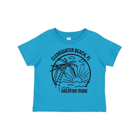 

Inktastic Summer Vacation Mode Clearwater Beach Florida Gift Toddler Boy or Toddler Girl T-Shirt