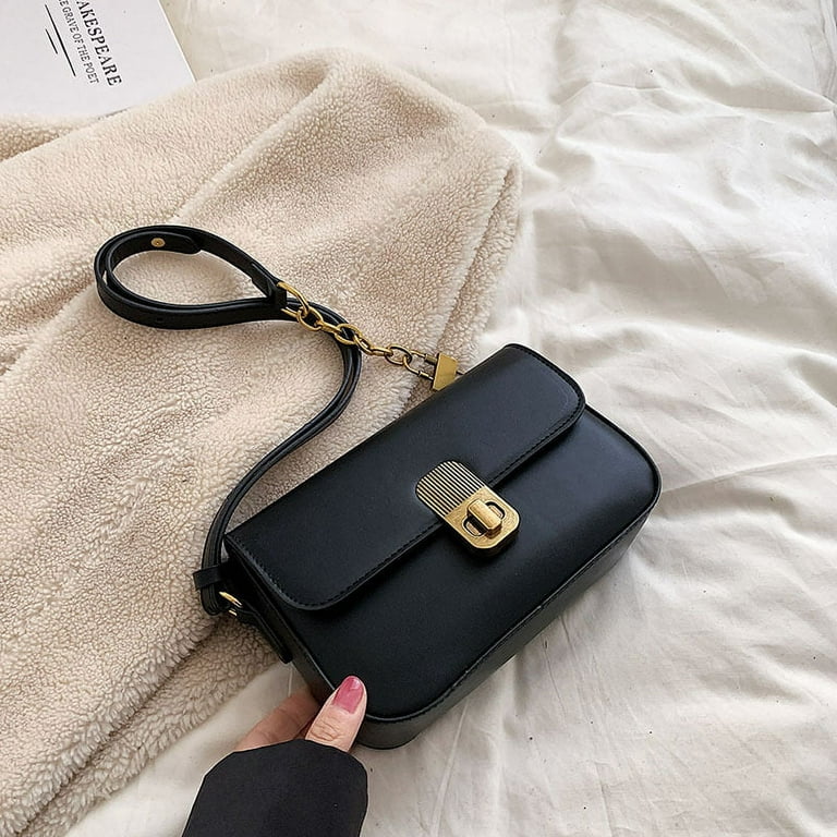 QWZNDZGR Korean Fashion Casual Small Square Bag Chain Bag 2022