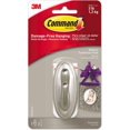 thumbnail image 1 of 3M Company 17051BN-ES Command, Brushed Nickel Traditional Medium Hook, 1 of 1