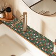 thumbnail image 2 of Yayeee Faucet Mat for Kitchen Sink 30" Diatomite Long Splash Guard Pad, Forest Mushroom Pattern, 2 Pack, 2 of 7