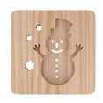thumbnail image 1 of Lámpara de Madera 3D Regalo Encantador del Diseño Hueco del Muñeco de Nieve en la Sala de Estar Decoración del Hogar Regalo de Navidad ANGGREK Otros, 1 of 8