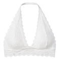 thumbnail image 3 of Elegant Lace Neckline Wirefree Bra for Everyday Comfort and Support in Solid Color Underwire Design for Versatile Everyday Wear, 3 of 4