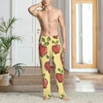 thumbnail image 2 of Fotbe Apple Pantalones de Pijama para Hombre, Pantalones de Dormir, Pantalones de Casa con Cintura Ajustable y Bolsillos-Large, 2 of 6