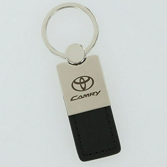 Toyota Camry Keychain & Keyring - Duo Premium Black Leather
