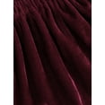 thumbnail image 6 of Arvbitana Kids Baby Solid Color Skirt Elastic Waist Velvet A-line Skirt Toddler Casual Sweet Princess Skirts Daily Clothes 6M 12M 18M 24M 3T 4T, 6 of 7