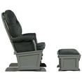 thumbnail image 3 of Patiojoy Nursing Rocker Glider Chair with Ottoman for Nursery, Light Dark Grey, Adult Rocking Chair for Living Room Bedroom, 3 of 10