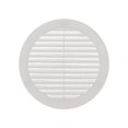 thumbnail image 1 of Cubierta de ventilación de sofito de plástico blanco de 6" con malla, 1 of 9