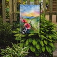 thumbnail image 2 of North Dakota Wild Prairie Roses in Watercolor Garden Flag 11.25 in x 15.5 in, 2 of 5