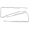thumbnail image 2 of Cuerda de arco de 12 hilos para tiro con arco, 145 cm/57,1 pulgadas y 117 cm/46,1 pulgadas, repuesto de cuerda de arco recurvo de alta calidad, 2 piezas, 2 of 8