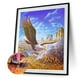 thumbnail image 1 of Cuadros Decorativos Kit de pintura de diamante 5D DIY Cuadro de mosaico de águila de diamante cuadrado completo (20x30CM) Tmvgtek embutido en tela, 1 of 1