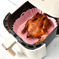 thumbnail image 3 of Bandeja para hornear de silicona para freidora de aire cuadrada Olla de silicona para freidora de aire Almohadilla de silicona para freidora de aire cuadrada, 3 of 5