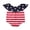 Red, variant on BemeyourBBs Newborn Baby Girl 4th of July Outfit Summer Bubble Romper Patriotic Independent Day Clothes Ruffle Sleeve Star Stripes Print Bodysuit Playsuit Fourth of July Outfits