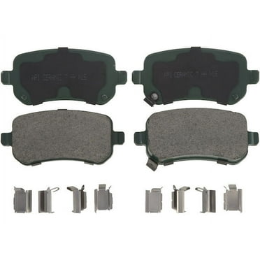 Rear Brake Pad Set - Compatible with 2008 - 2012 Chrysler Town & Country 2009 2010 2011
