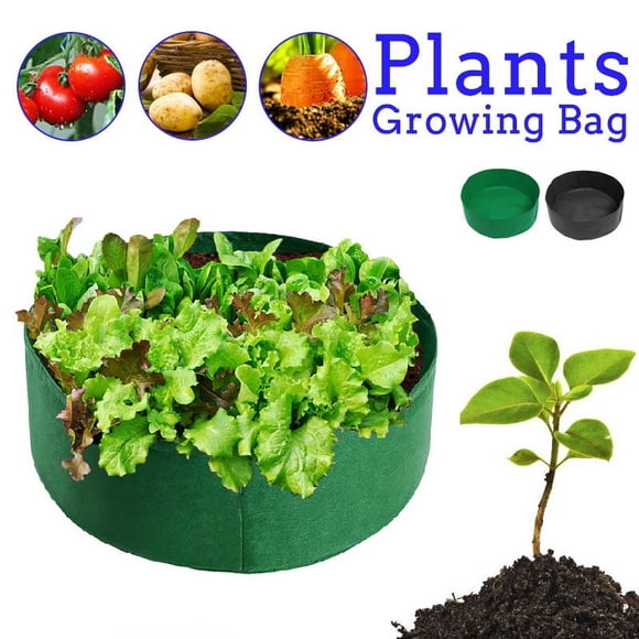 Pots Ronds d'Extérieur pour Jardinières, Sac de jardin, Pots de jardin, Sacs de Culture pour Plantes, Contenant de Plantation en Sol Profond pour Plantes, Légumes, Fleurs