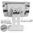 thumbnail image 6 of Beelta Adjustable iPad Stand for 10.2 iPad 7th/8th/9th, iPad 5th/ 6th, iPad Mini, iPad Air, iPad Pro 9.7/ 12.9/ 10.5, White, 6 of 6