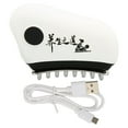 thumbnail image 1 of Masajeador eléctrico de raspado Compresa caliente 16 engranajes Dispositivo de microcorriente de vibración Gua Sha Blanco, 1 of 10