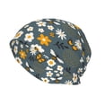 thumbnail image 2 of KLL Flowers and Bee Winter Fall Beanie Knit Hats for Men & Women - Warm & Soft Stylish Toboggan Caps for Cold Weather, 2 of 6