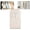 Beige-L-1pc, variant on Space Saving Hanging Garment Bag with Self Compression Zipper, New Update Space Saver Clothes Storage Organizer, Dust Cover Clothes Bags for Down Coat Suit Dress or Jacket (Beige, L)
