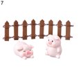 thumbnail image 2 of Decoración hogareña Gwong 3 unids / set Mini adornos de animales atrapas de la resina de micro paisaje único para decoración Gwong 21077516, 2 of 6